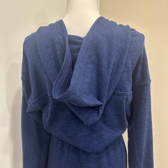 Daily Practice Anthropologie Navy Hoodie Tunic Hiking Dress Gorpcore Granola - Picture 10 of 15